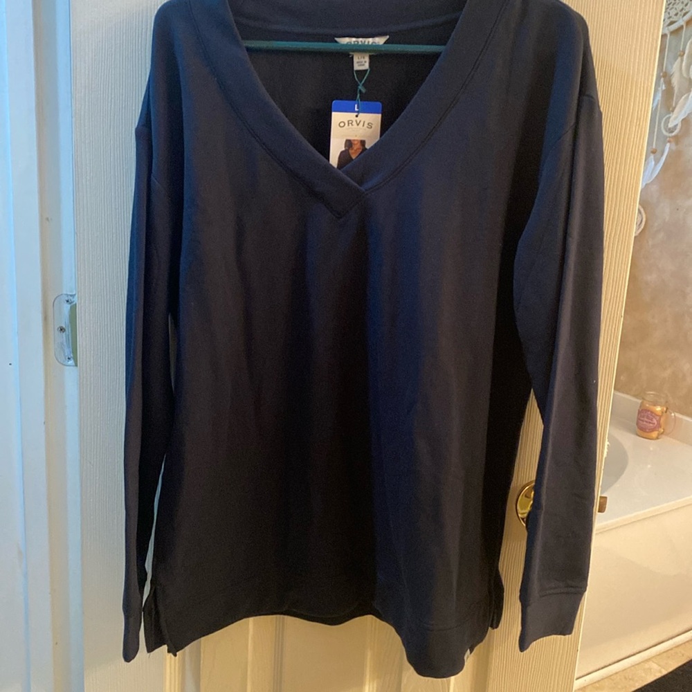 Orvis Long Sleeved Black Top